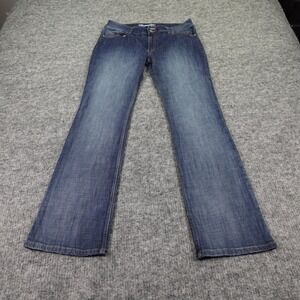 Wrangler Boot Cut Jeans Womens 15x34 Blue Denim Mid Rise Western Fit